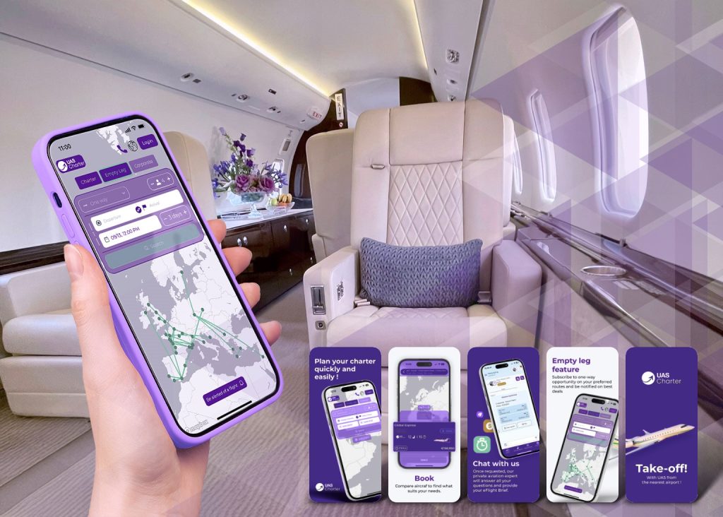 UAS Introduces the Revolutionary UAS Charter App: Elevating Private Air Travel